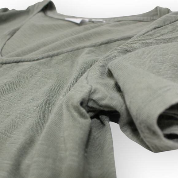 GAP KneeLength Sage Slub Dress CoverUp Medium • Marl Cardigan Large - Picture 8 of 15